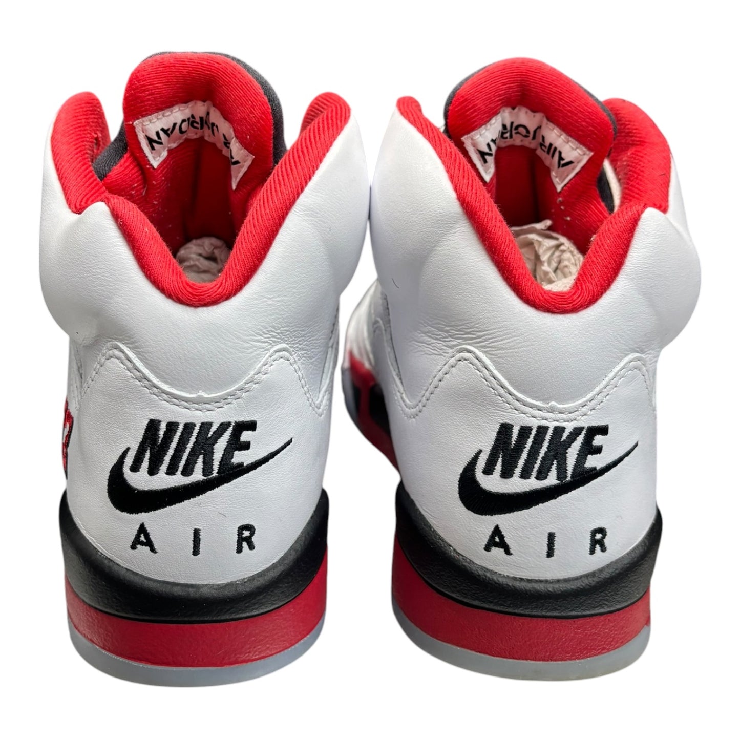 Jordan 5 Retro Fire Red Black Tongue (2025) size 7.5 - Used/Worn