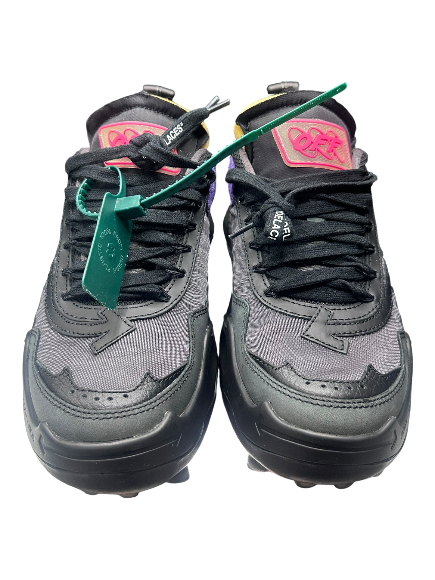 OFF-White Odsy-1000 Black Fucshia Grey size 7 - Used / rep box