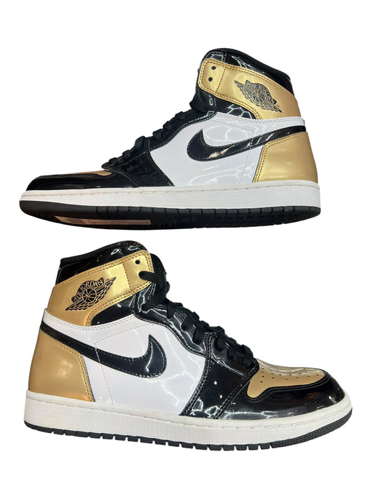 Jordan 1 Retro High NRG Patent Gold Toe - Used/Worn