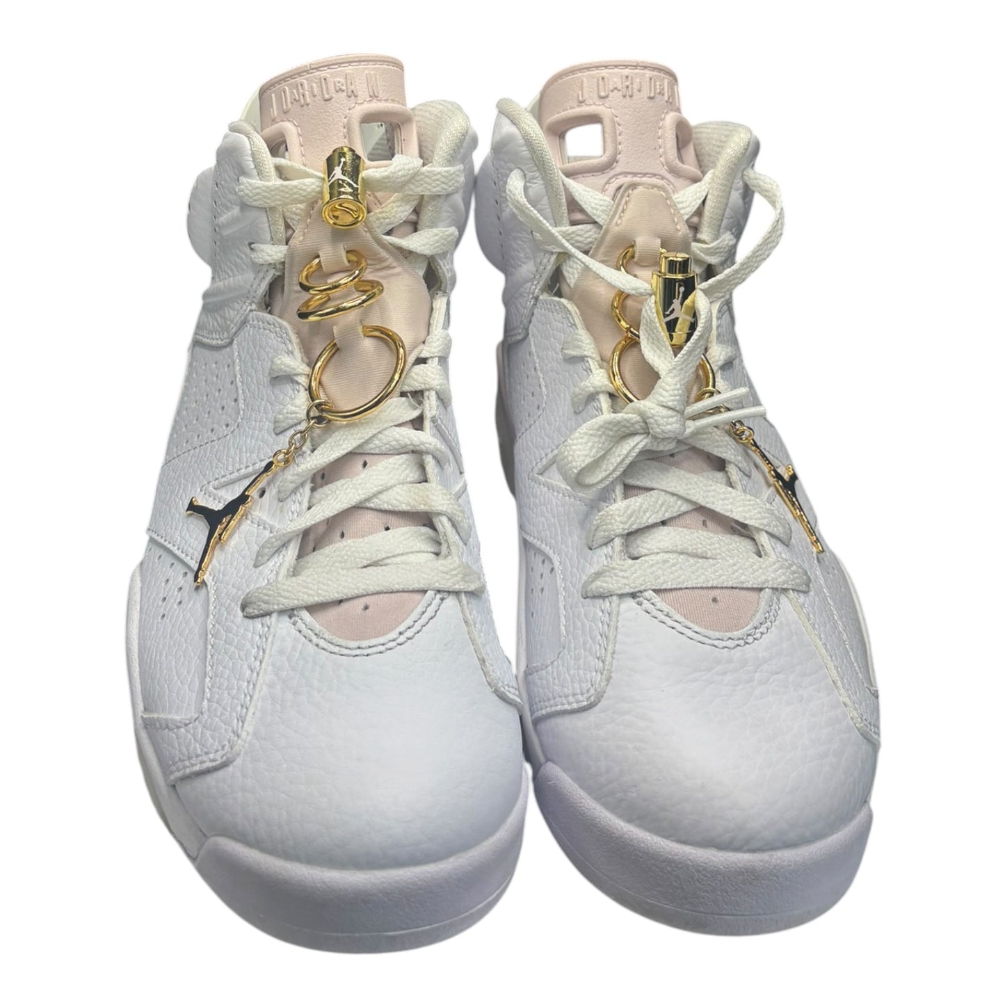 Jordan 6 Retro Gold Hoops (Women's) szie 6.5M - Used/Worn