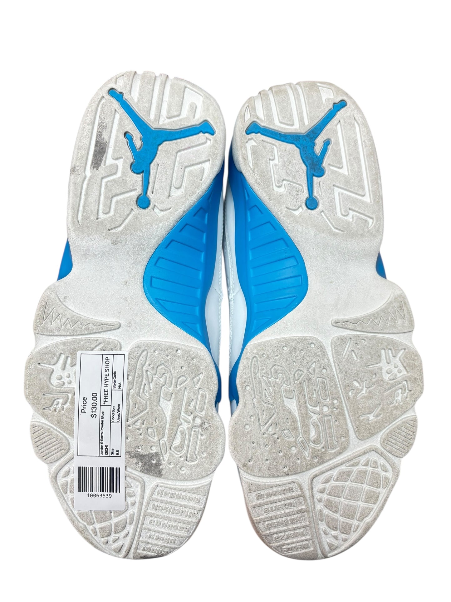 Jordan 9 Retro Powder Blue (2024) - Used/Worn