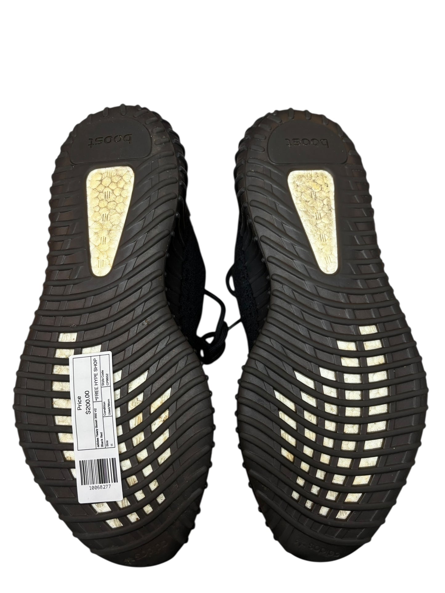 adidas Yeezy Boost 350 V2 Black Red - Used/Worn