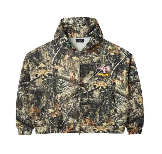 Happy memories don’t die (HMDD) Camo Pocket Hoodie