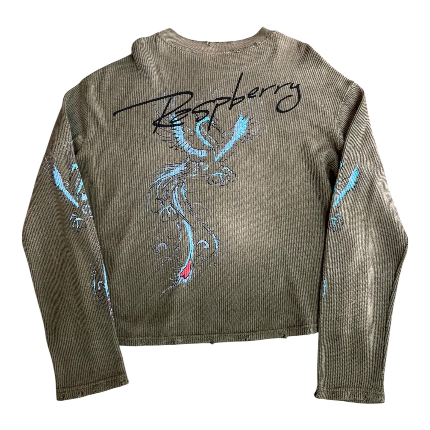 GV Gallery Raspberry Hills OLive Green Pelican Thermal Longsleeve