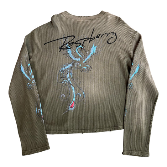 GV Gallery Raspberry Hills OLive Green Pelican Thermal Longsleeve