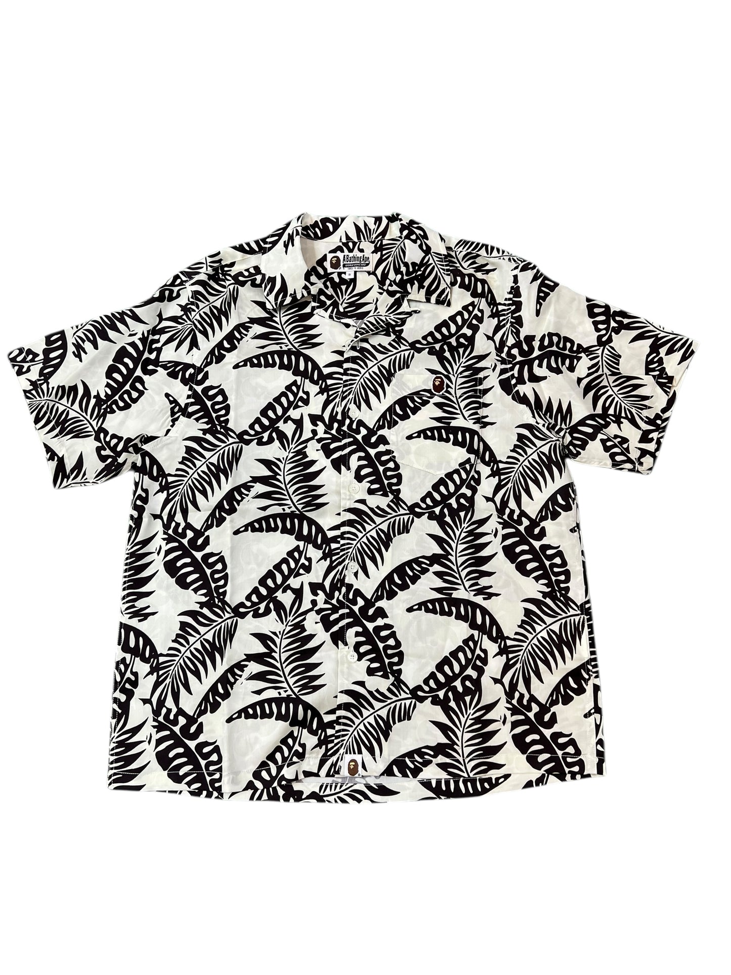 Bape Aloha Raylon Collar Tee