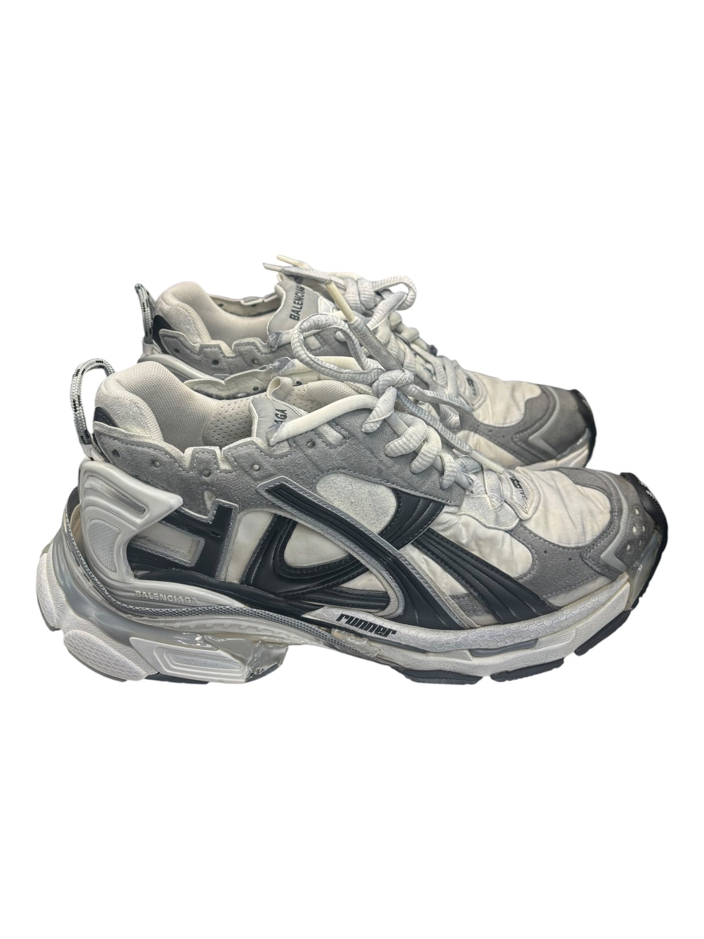 Balenciaga Runner Grey White Black size 11 - Used / rep box
