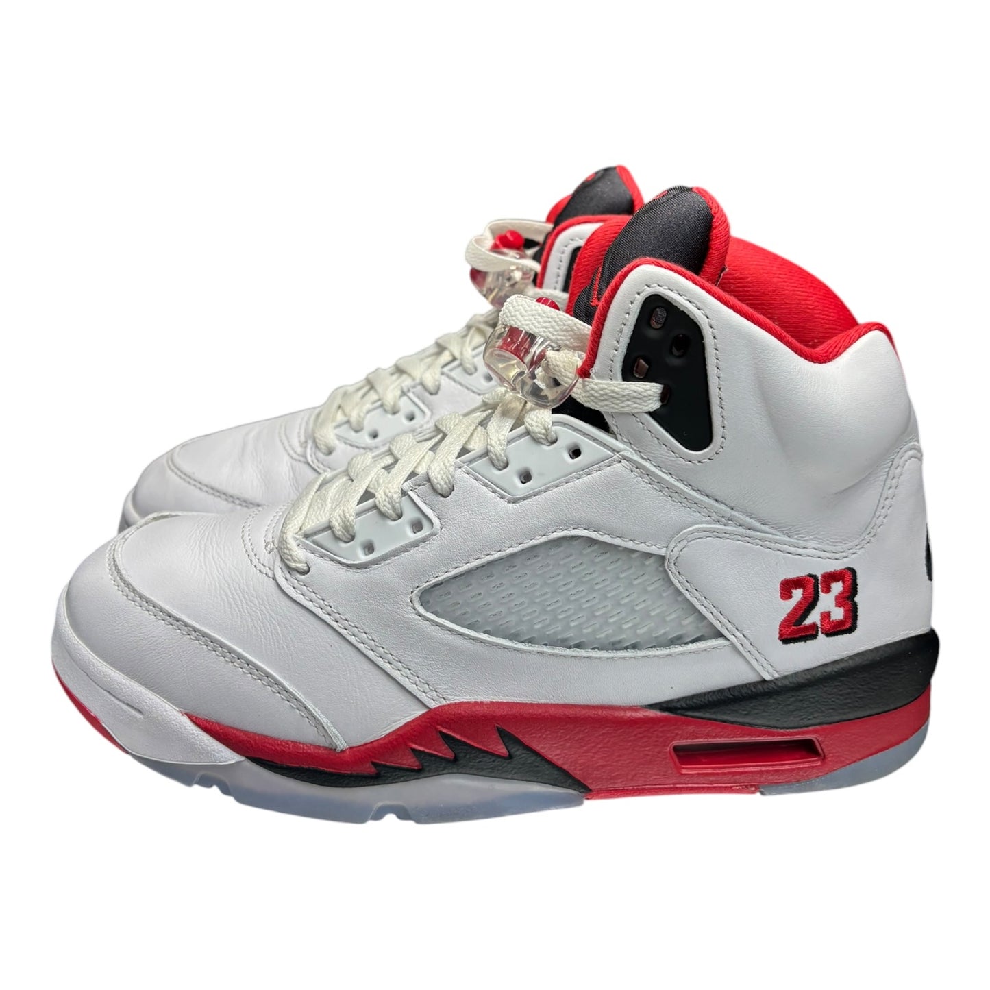 Jordan 5 Retro Fire Red Black Tongue (2025) size 7.5 - Used/Worn