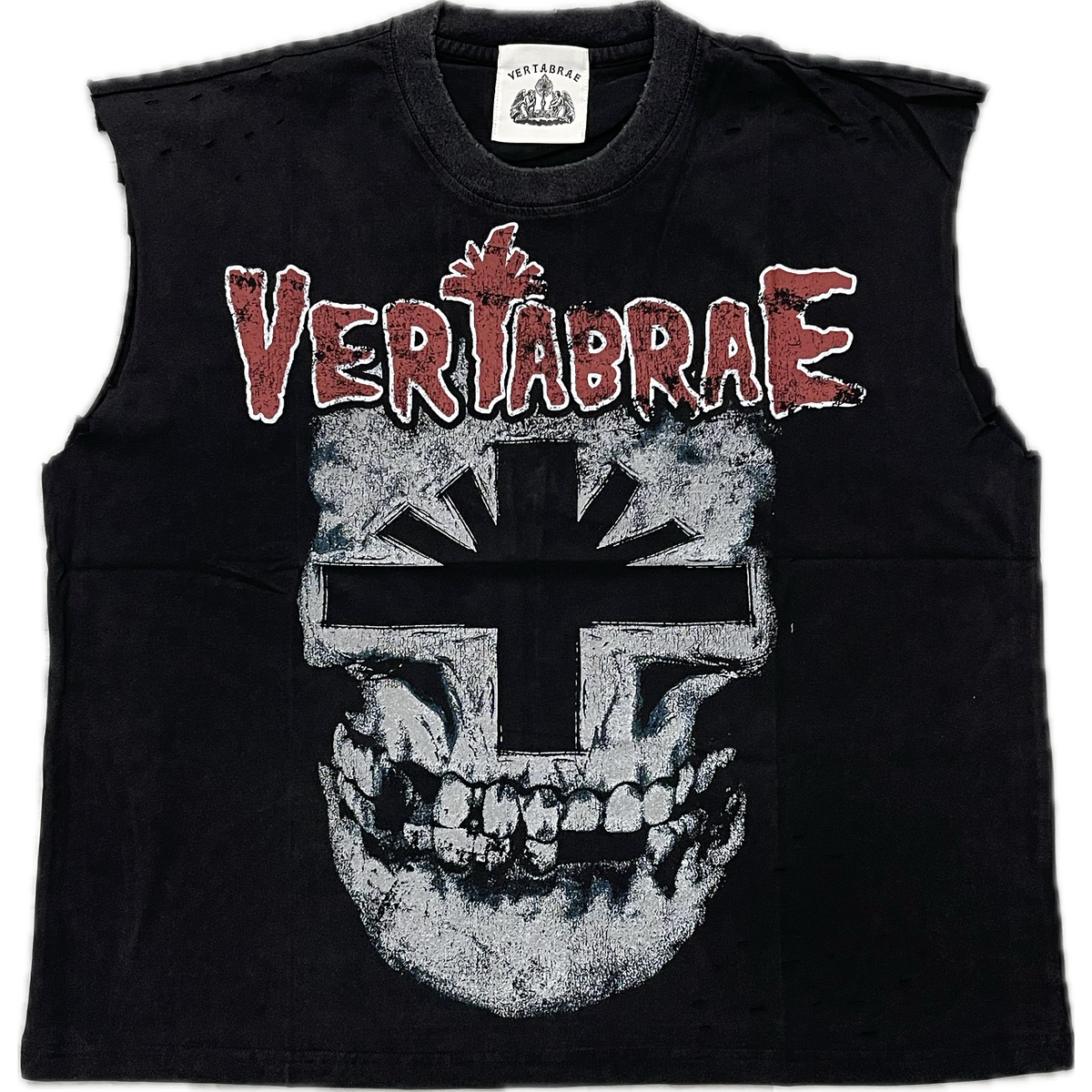 Vertabrae Fever Cut-Off Tee