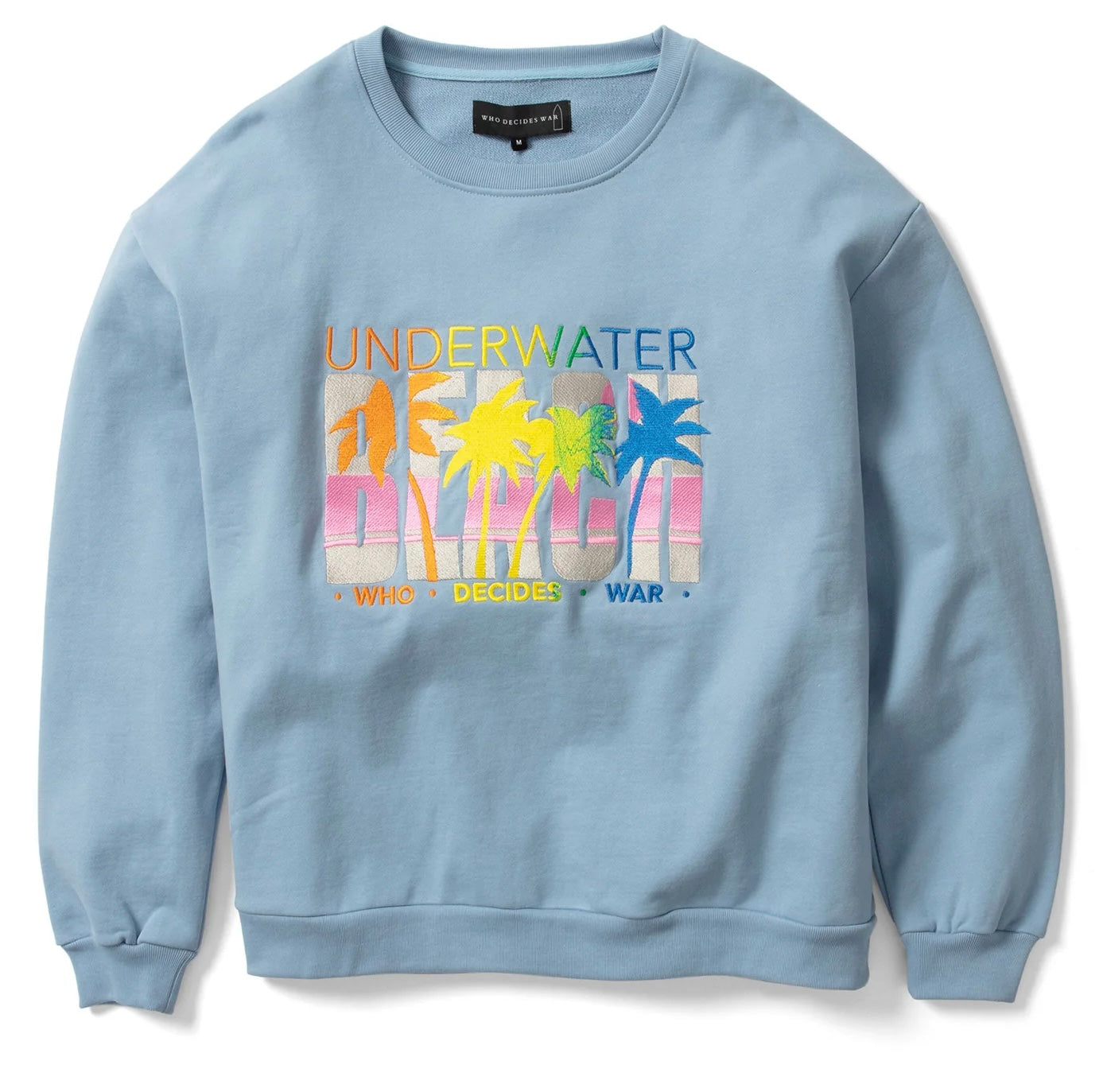 Who Decides War Beach Pullover Size Large