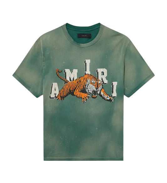 AMIRI Tiger jade green Vintage T-Shirt