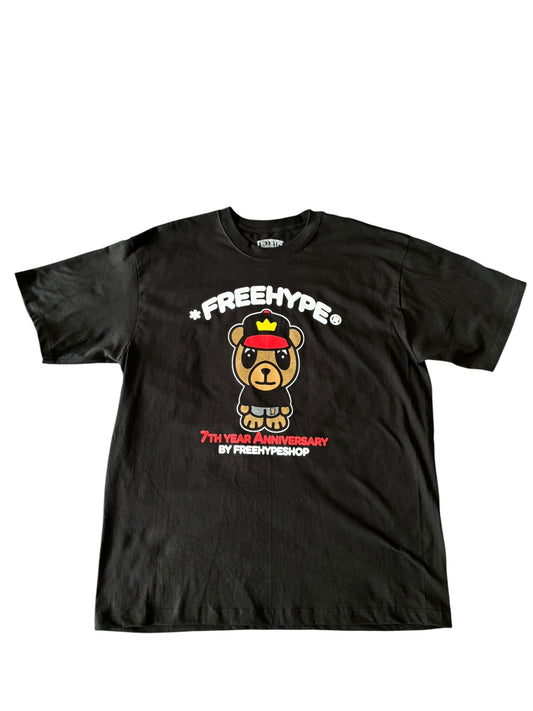 Black 7th year Anniversary FreeHype tee