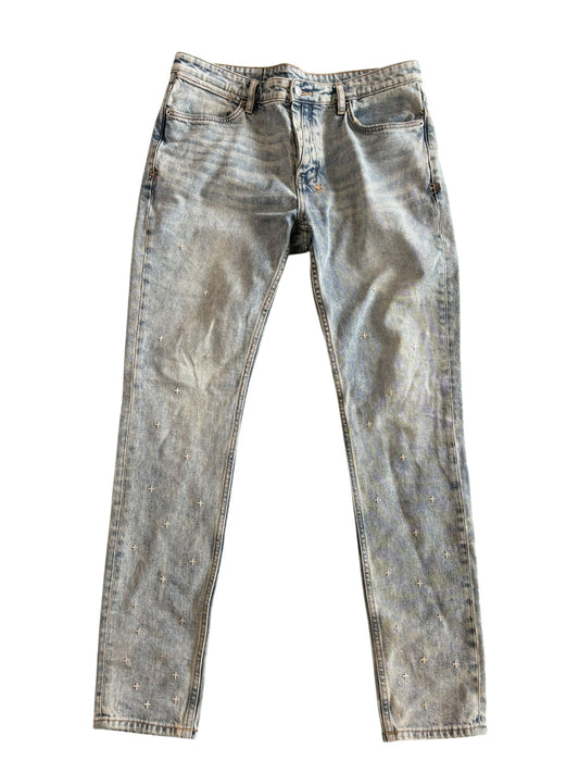 ksubi Silver All Over Logo + - Like New