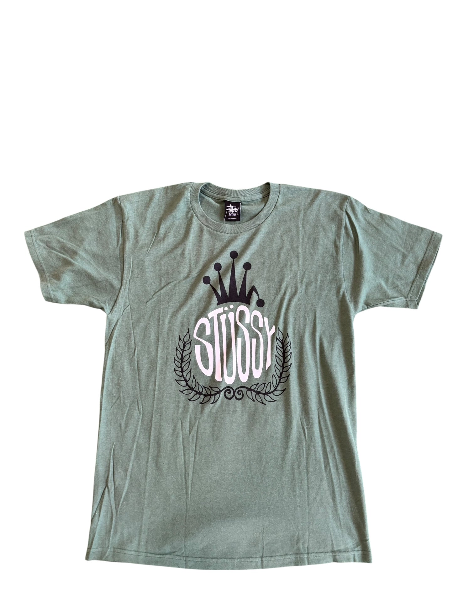 Stussy Crown Link Tee Green