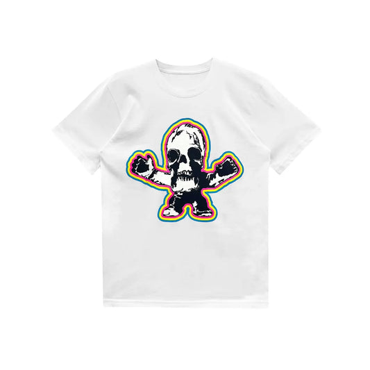 Chrome Hearts Foti Rainbow Skull White Shirt