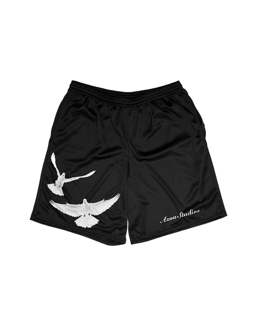 AZVA Dove Mesh Shorts