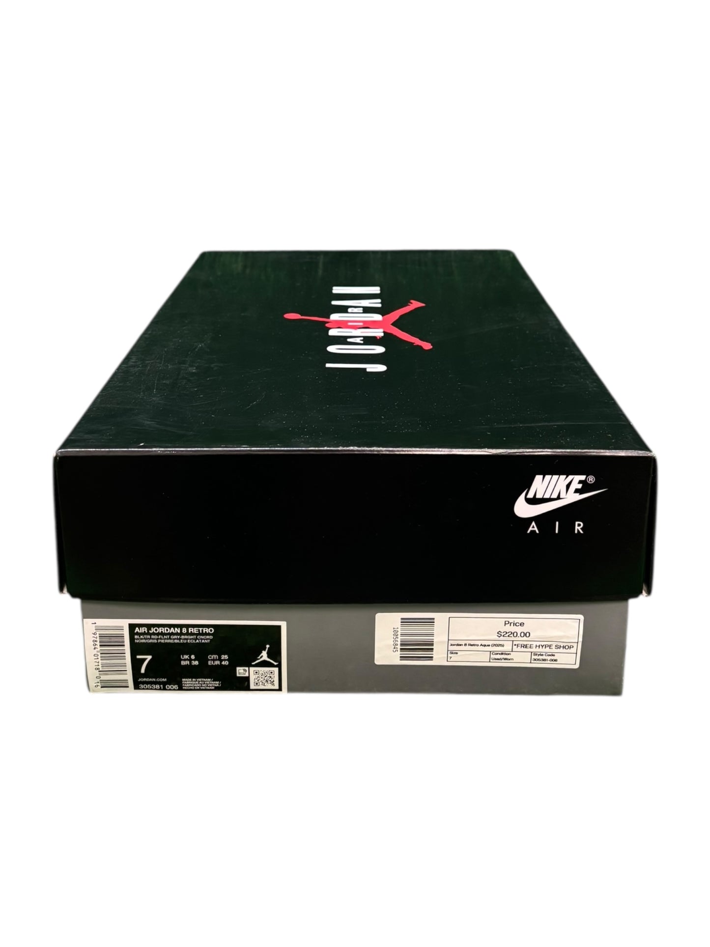 Jordan 8 Retro Aqua (2025) - Used/Worn