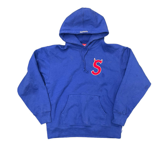 Supreme S Logo Hooded Sweatshirt - Used/Worn