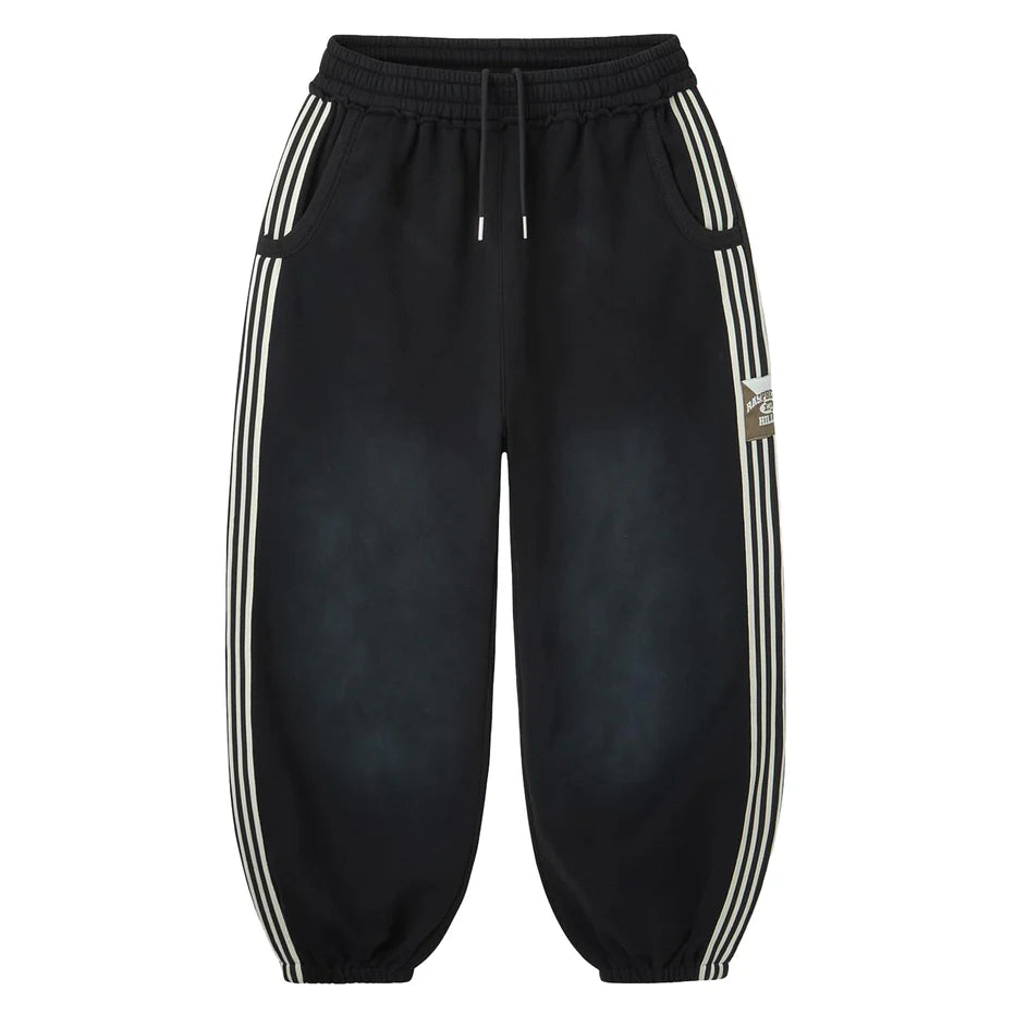 GV Gallery Raspberry Hills Black Lil Leon Scrunch Sweatpants - Used/Worn