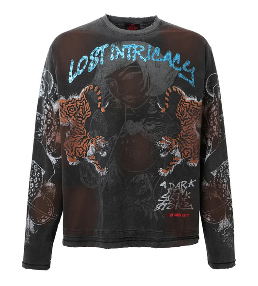 Lost Intricacy Twing Tiger Long Sleeve - New W/ Tags