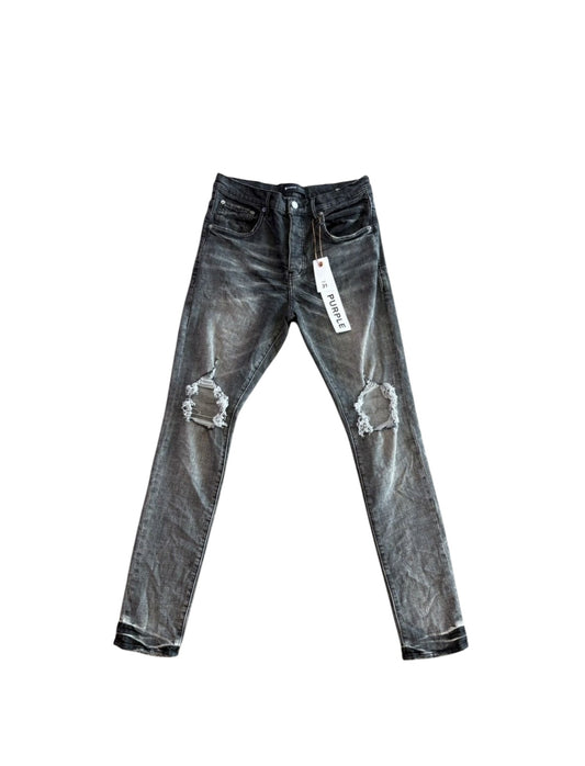 Purple Brand P002 Grey Dirty Blowout Jeans