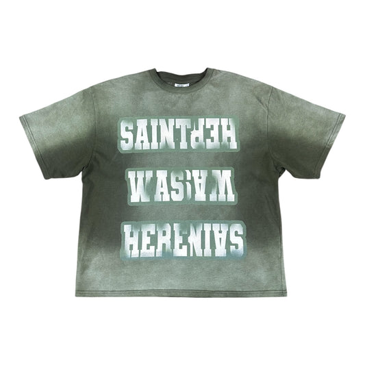 Saint Vanity "Saint Was Here" Green Tee - Used/Worn