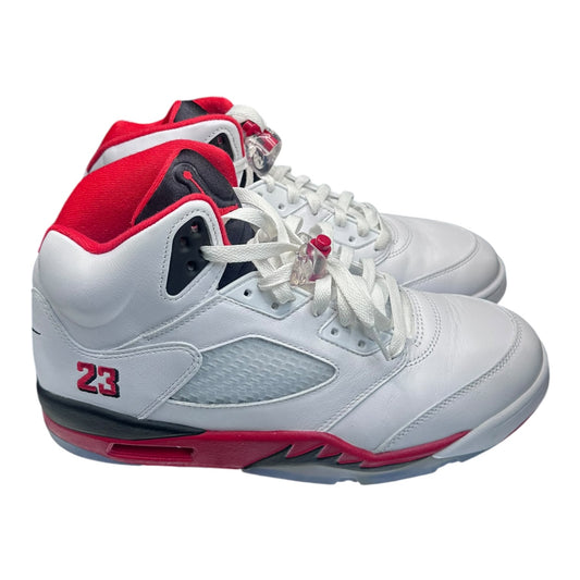Jordan 5 Retro Fire Red Black Tongue (2025) Size 11 - Used/Worn