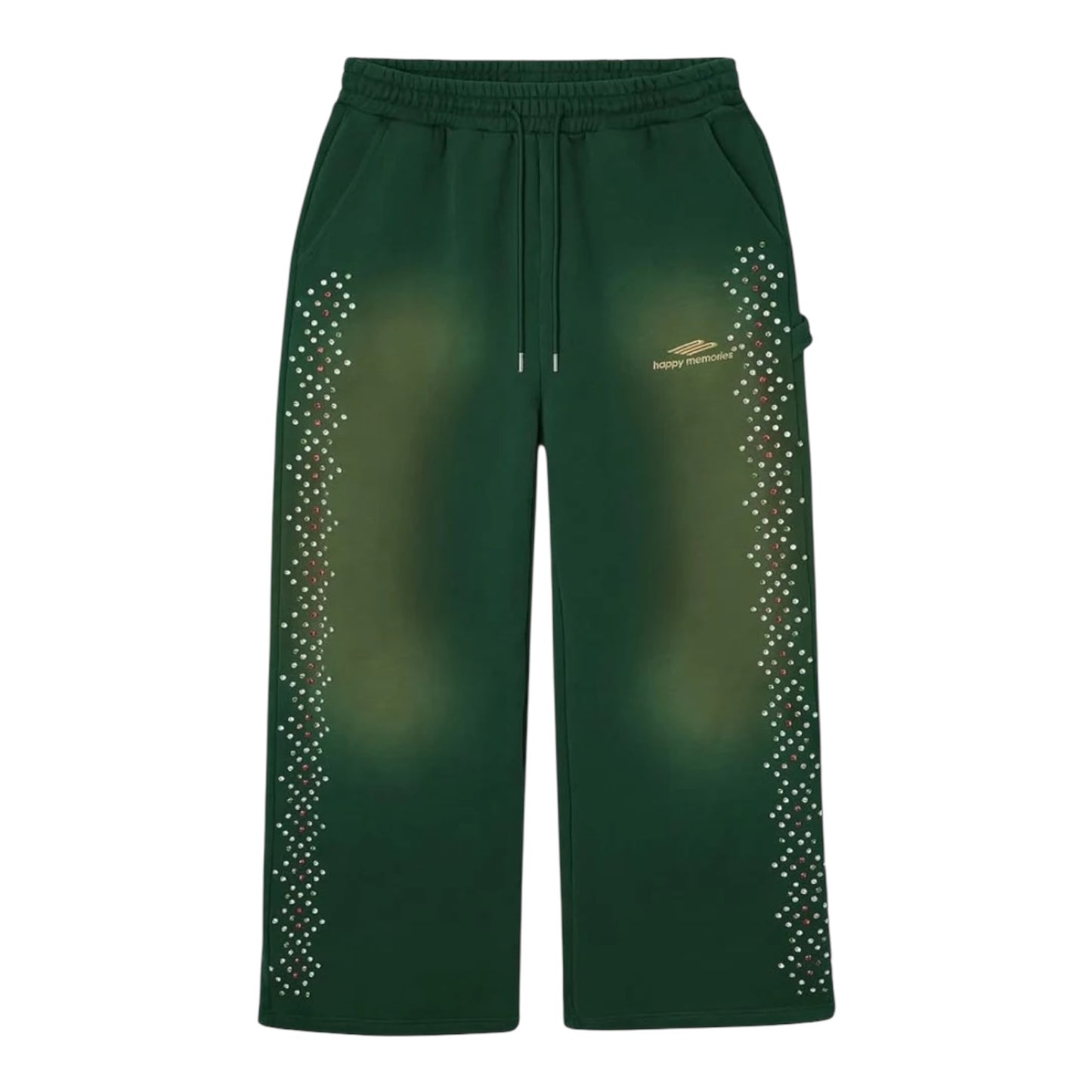 HMDD green Crystal Sweatpants - new with tags