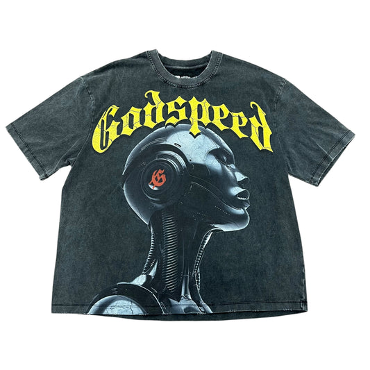 godspeed alexa tee ( grey wash)