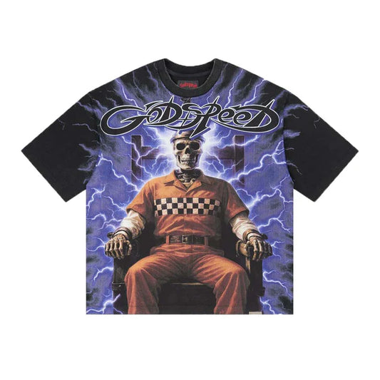 Godspeed Culture Shock Grey Wash Tee