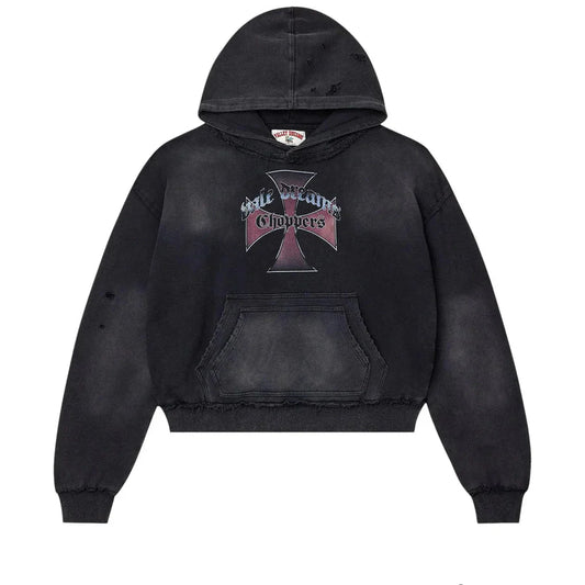 Vale Forever Chopper Pullover Black Hoodie