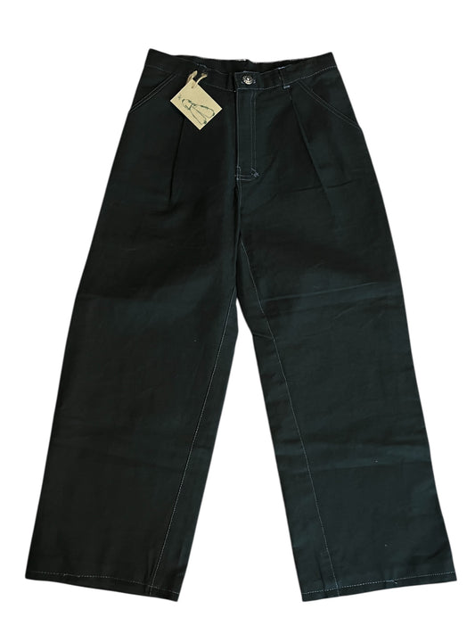 Hector Olascoaga Black/Silver Baggy Denim Pants