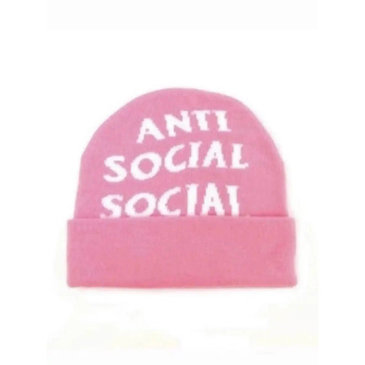 Anti Social Social Club Pink Beanie