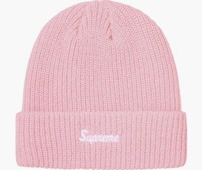 Supreme Loose Gauge Beanie Pink