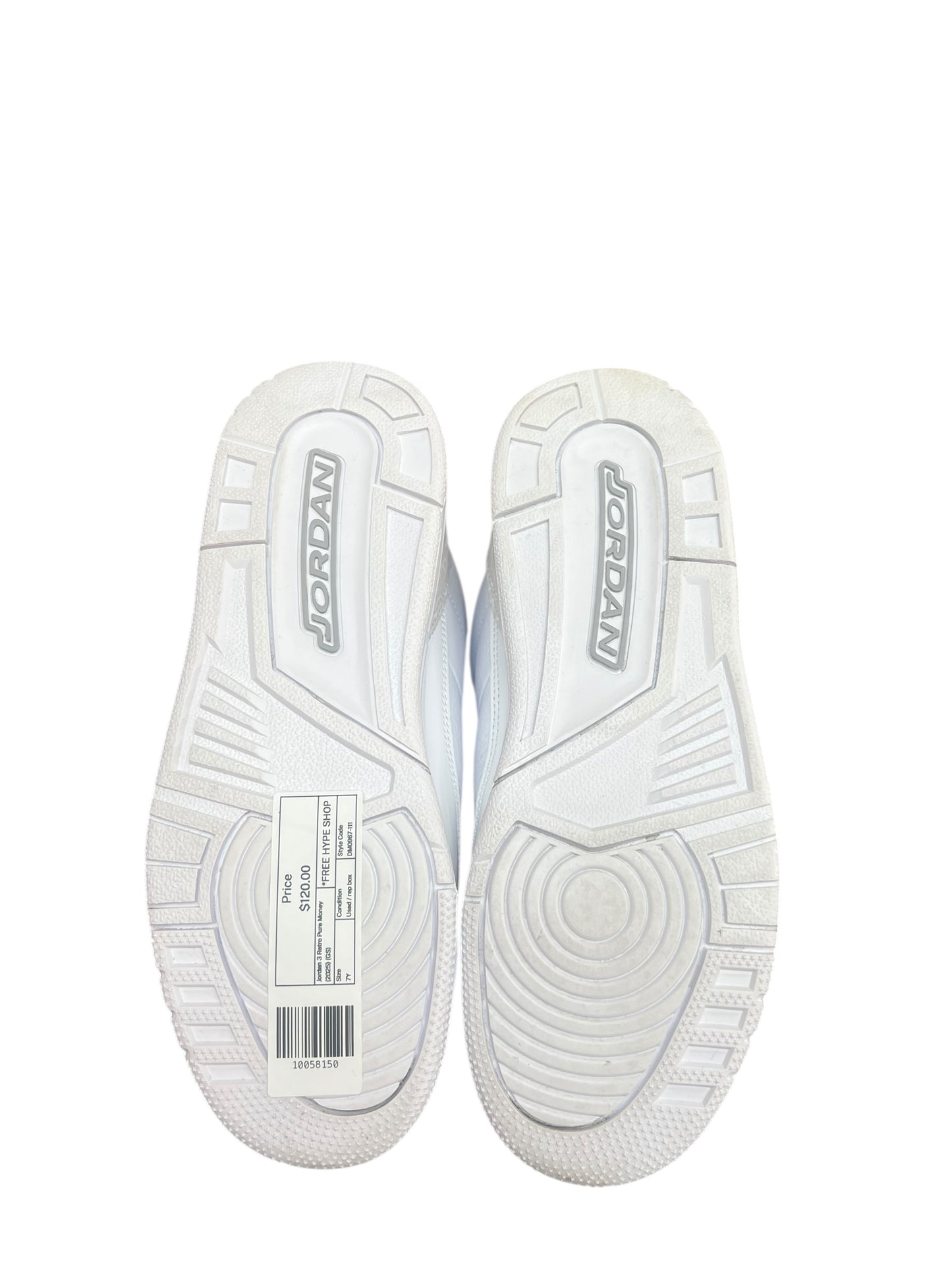 Jordan 3 Retro Pure Money (2025) (GS) - Used / rep box