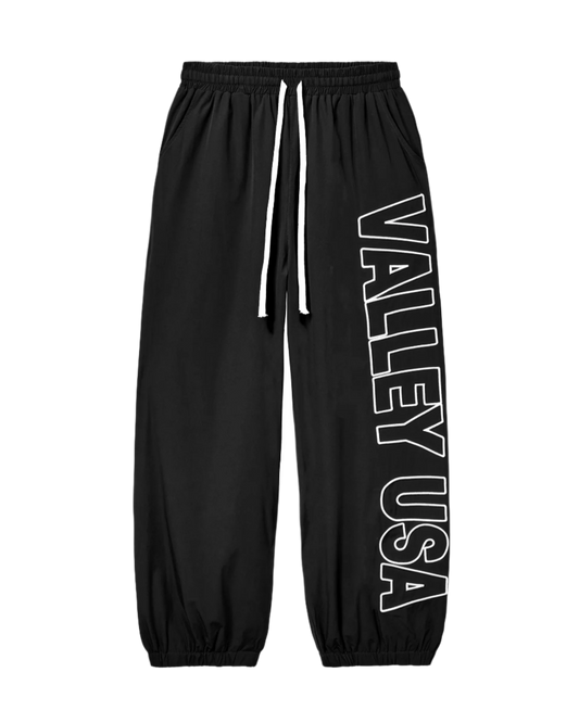 Vale Black Swish Sweats