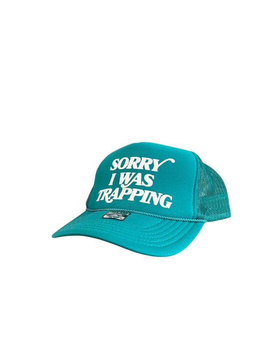 SIWT teal trucker hat