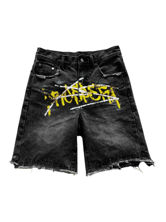 Prospera Black/Yellow Garffiti Jorts