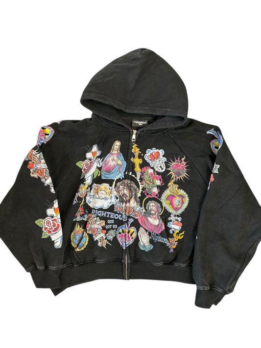 We Are Righteous Risen King hoodie (blk)