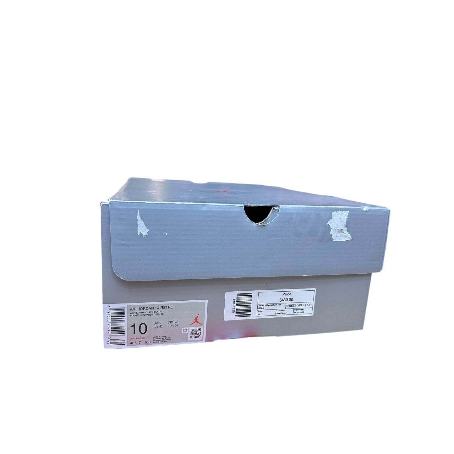 Jordan 14 Retro Black Toe (2024) - Used/Worn