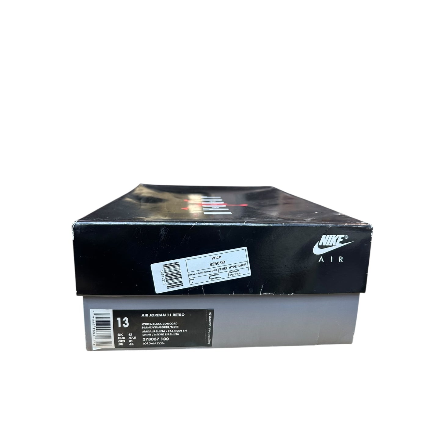 Jordan 11 Retro Concord (2018) - Used/Worn