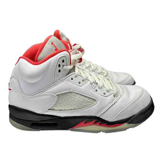 Jordan 5 Retro Fire Red Silver Tongue (2020) (GS) - Used/Worn