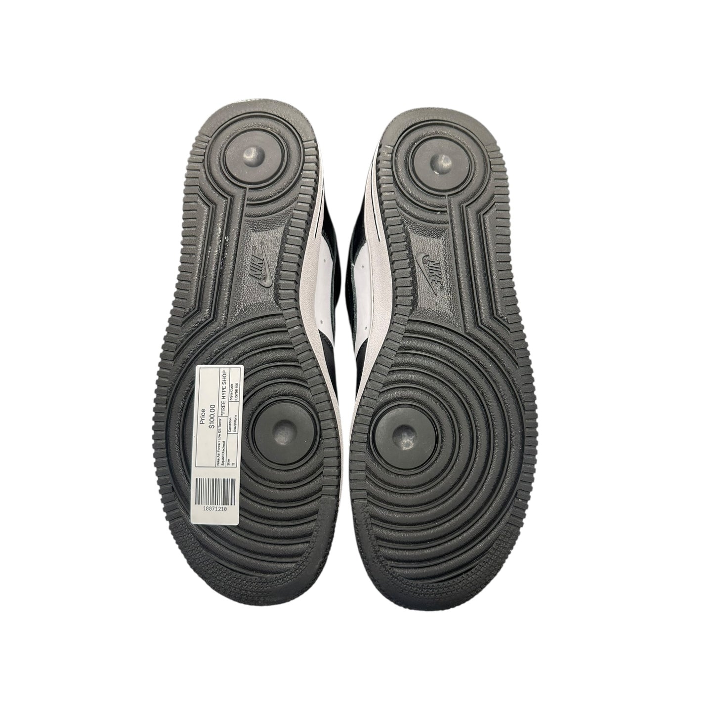 Nike Air Force 1 Low QS Terror Squad Blackout - Used/Worn