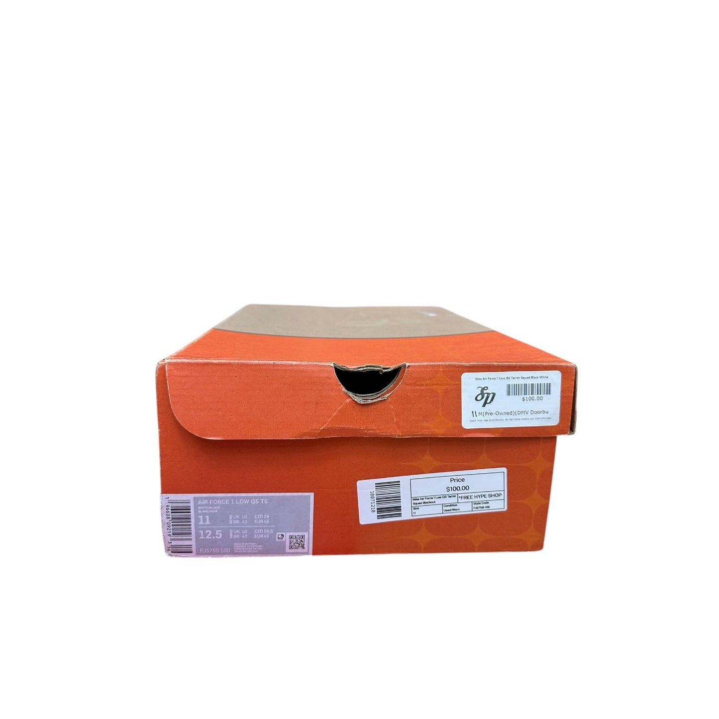 Nike Air Force 1 Low QS Terror Squad Blackout - Used/Worn