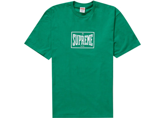 Supreme Warm Up Tee Green - new with tags