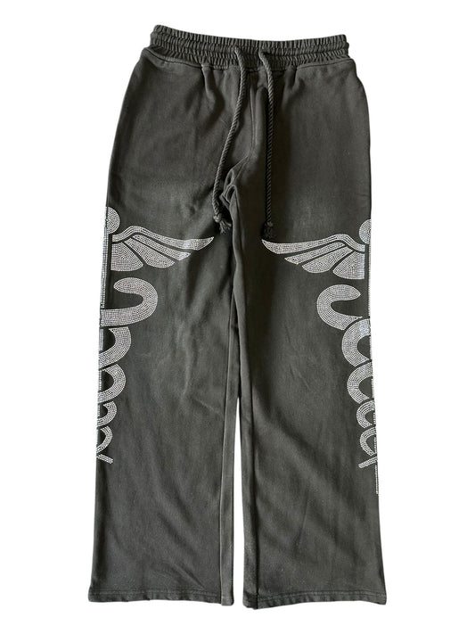 Real Everything Ent. Black V2 Snake Of Life Sweatpants