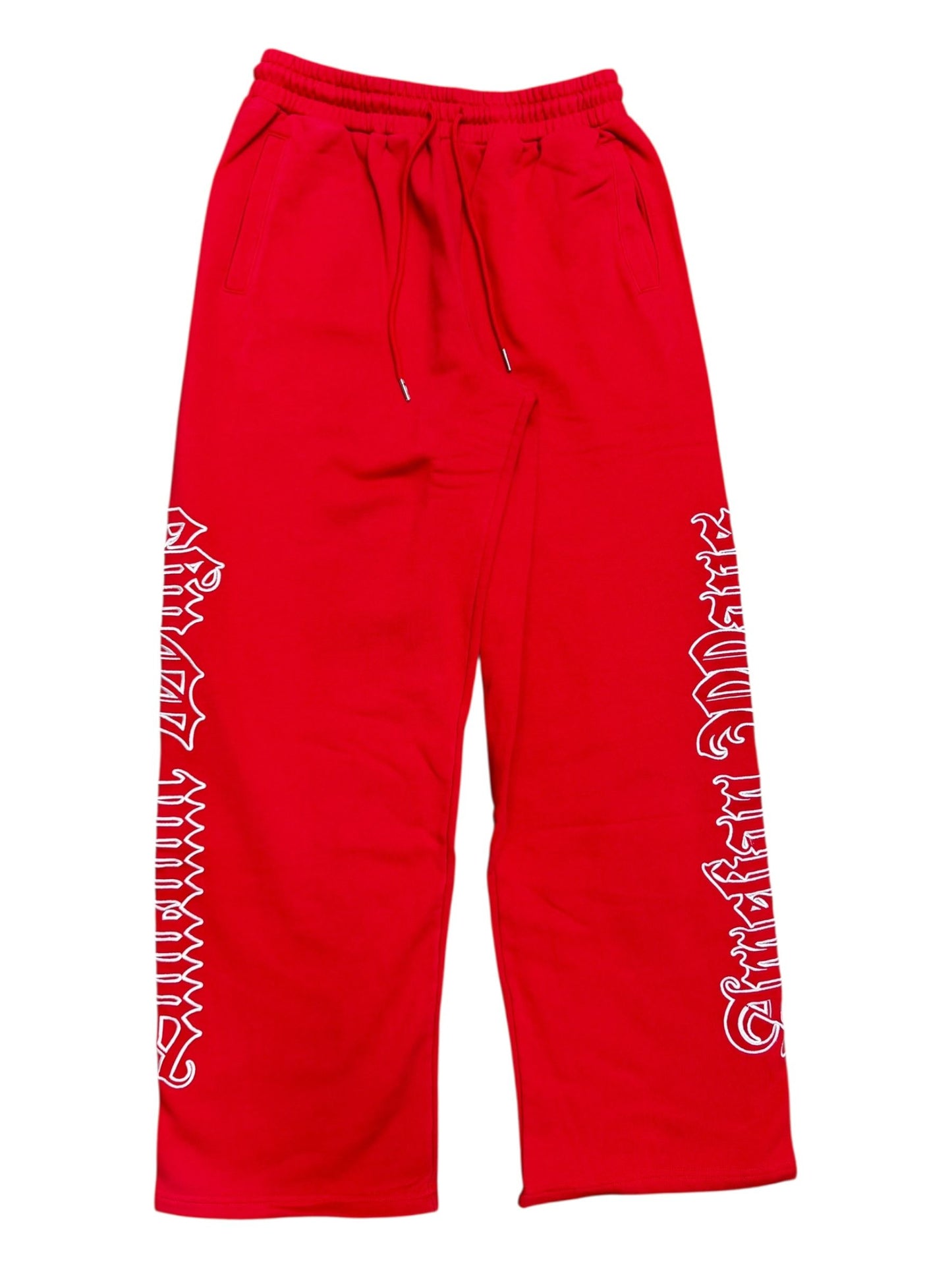 Amelian Ways Red Sweatsuit Set Pants