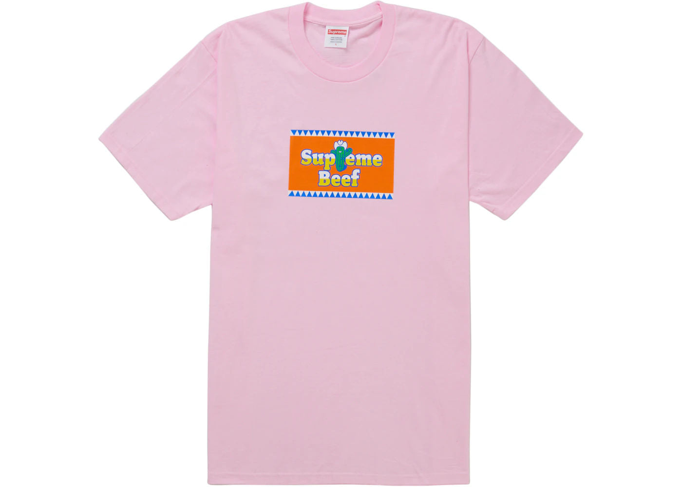 Supreme Beef Tee Light Pink