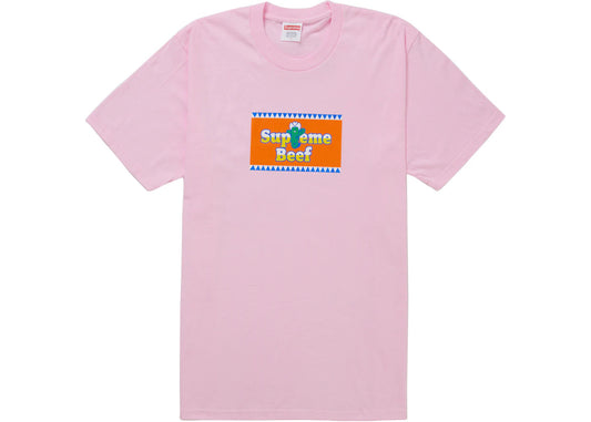 Supreme Beef Tee Light Pink