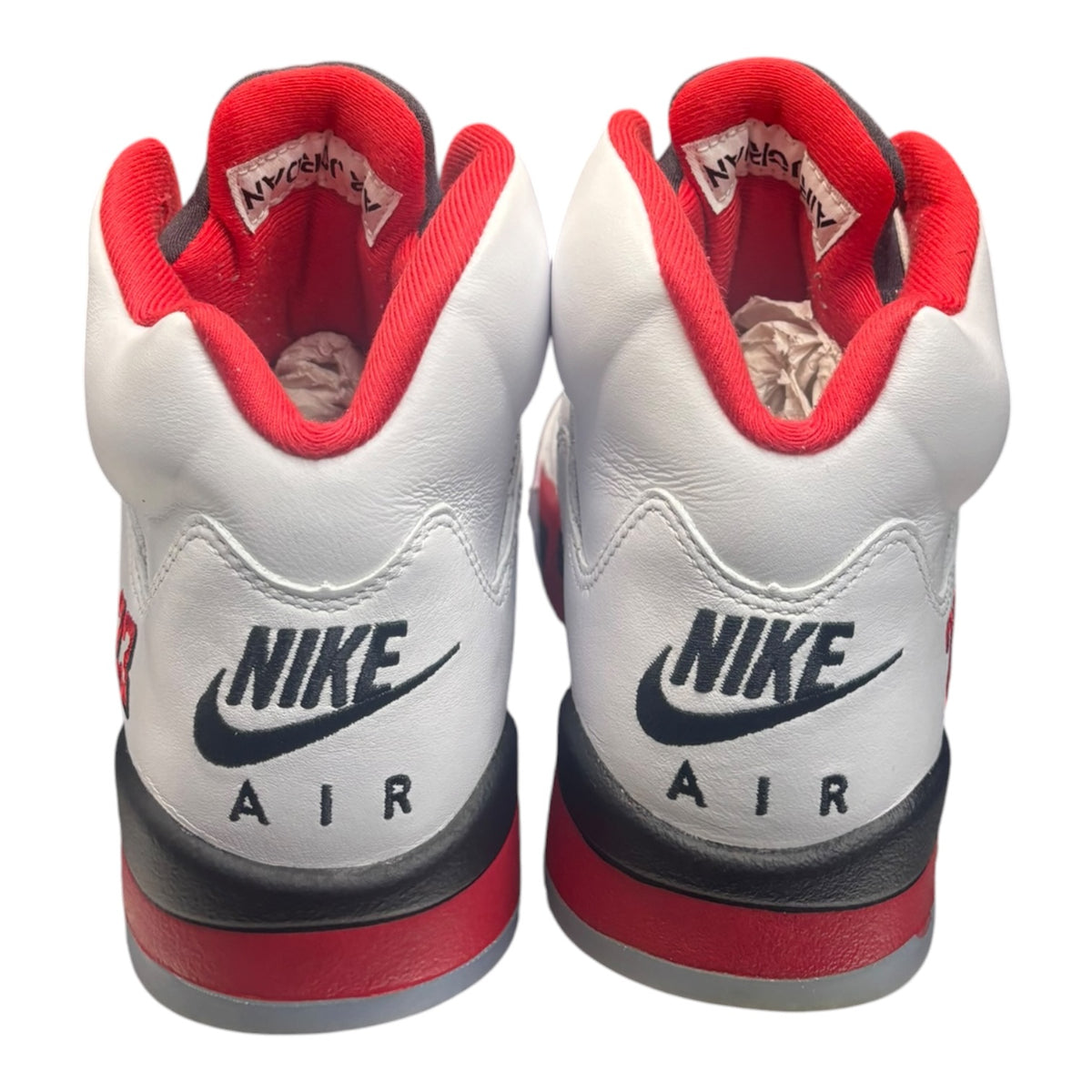 Jordan 5 Retro Fire Red Black Tongue (2025)
